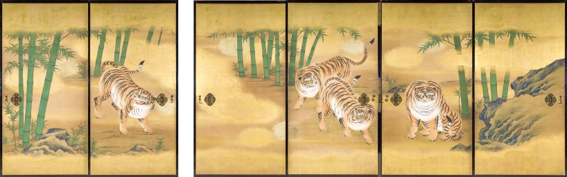 竹に虎（北側） - 京都御所