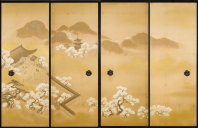 修学院八景の内 六景 親王公家僧 江戸前期 修学院の見取図 尭然 道晃