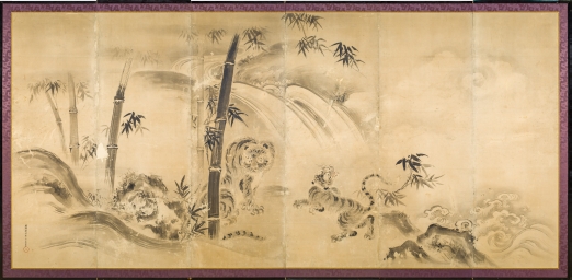 墨画竜虎 - 京都御所