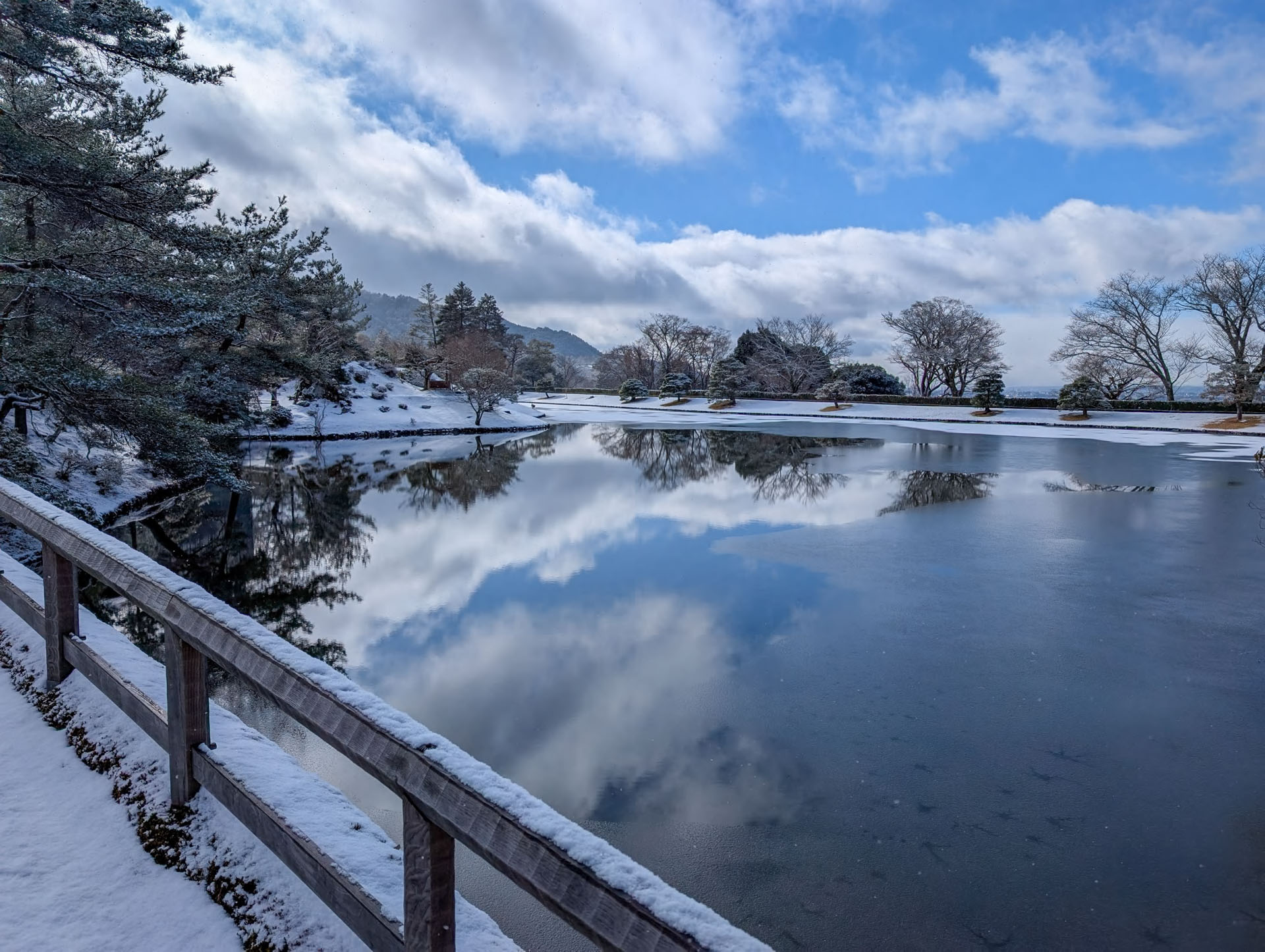 雪景色 - 京都御所