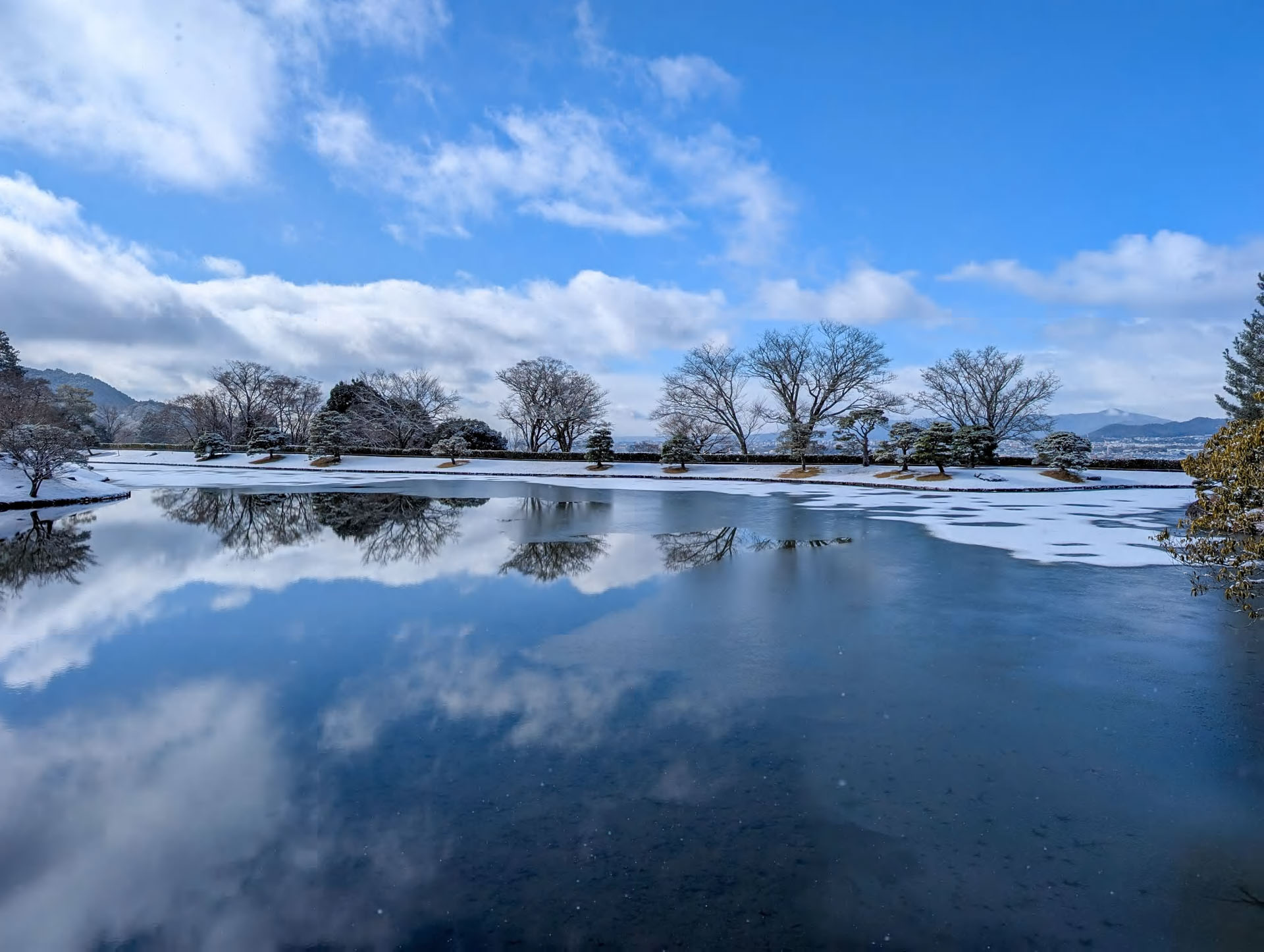 雪景色 - 京都御所